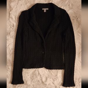 Apt 9 sweater/jacket, women's medium, black